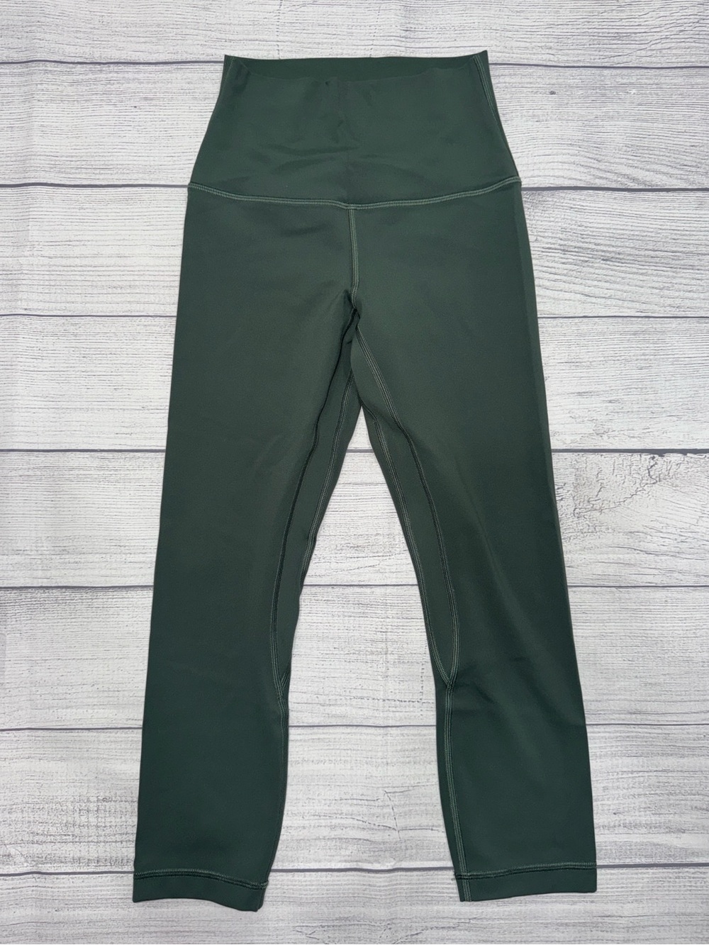 lululemon athletica Align High-Rise Crop 21” Leggings - Dark Green
